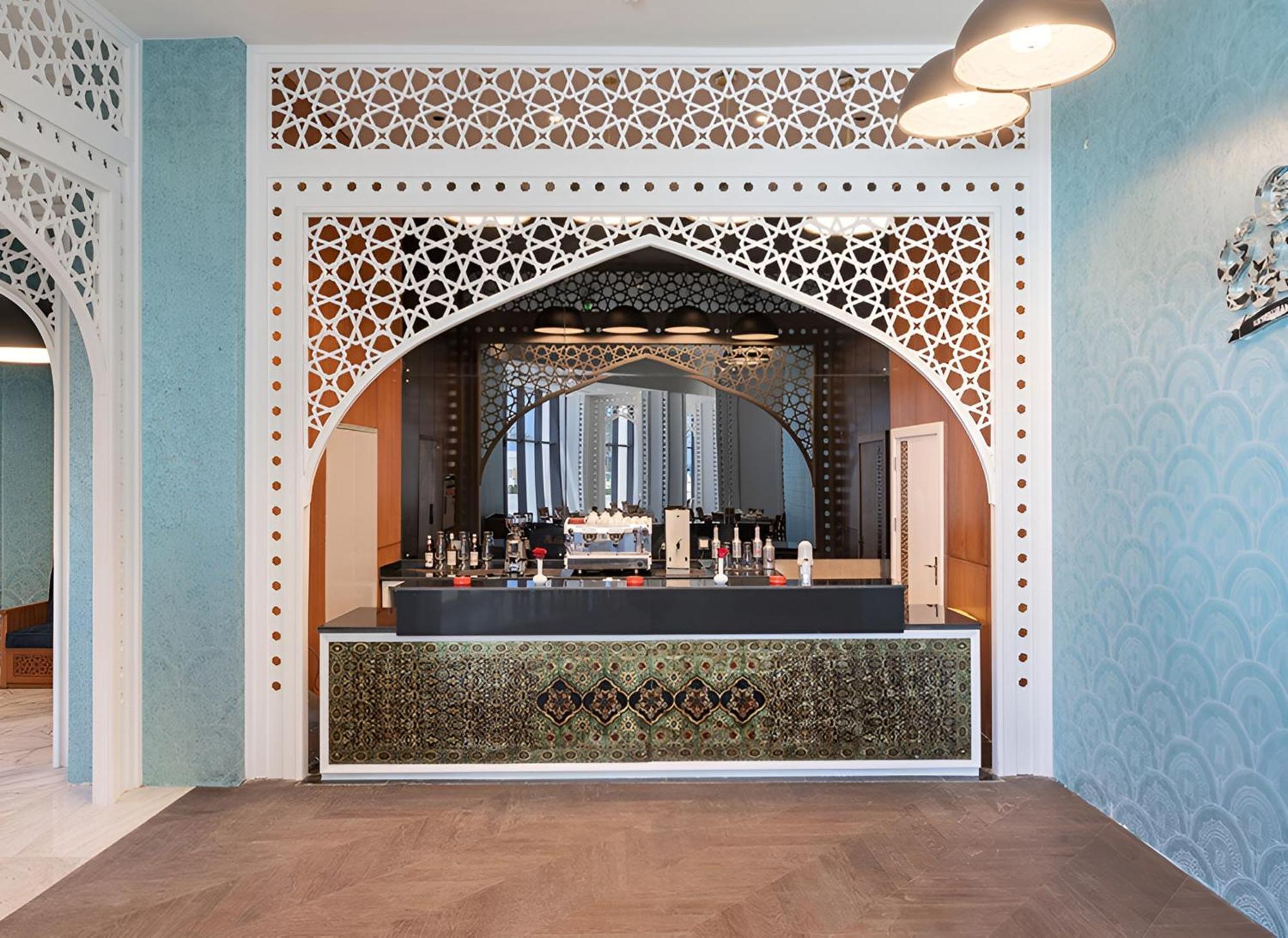 Rixos Premium Alamein El Alamein Exteriör bild The interior of the hotel