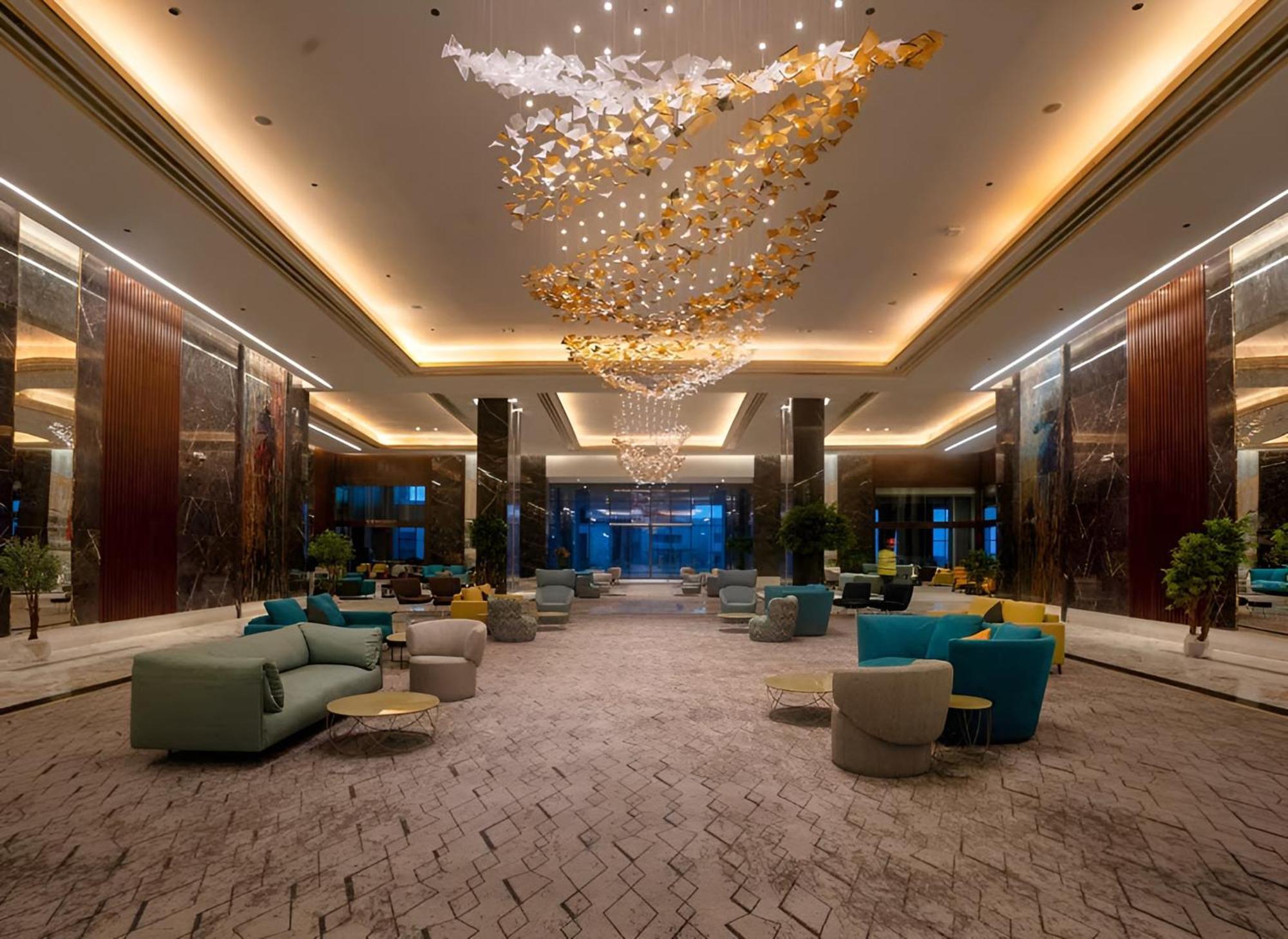 Rixos Premium Alamein El Alamein Exteriör bild The lobby of the hotel