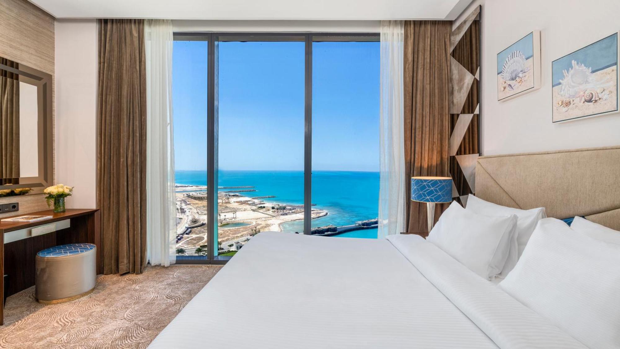 Rixos Premium Alamein El Alamein Rum bild Deluxe Sea View Room