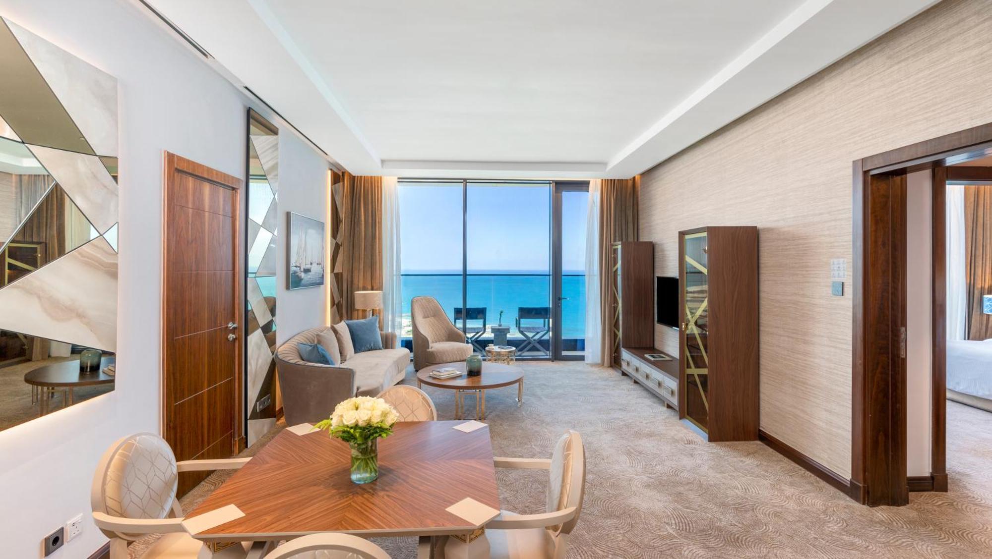 Rixos Premium Alamein El Alamein Rum bild A suite at the hotel