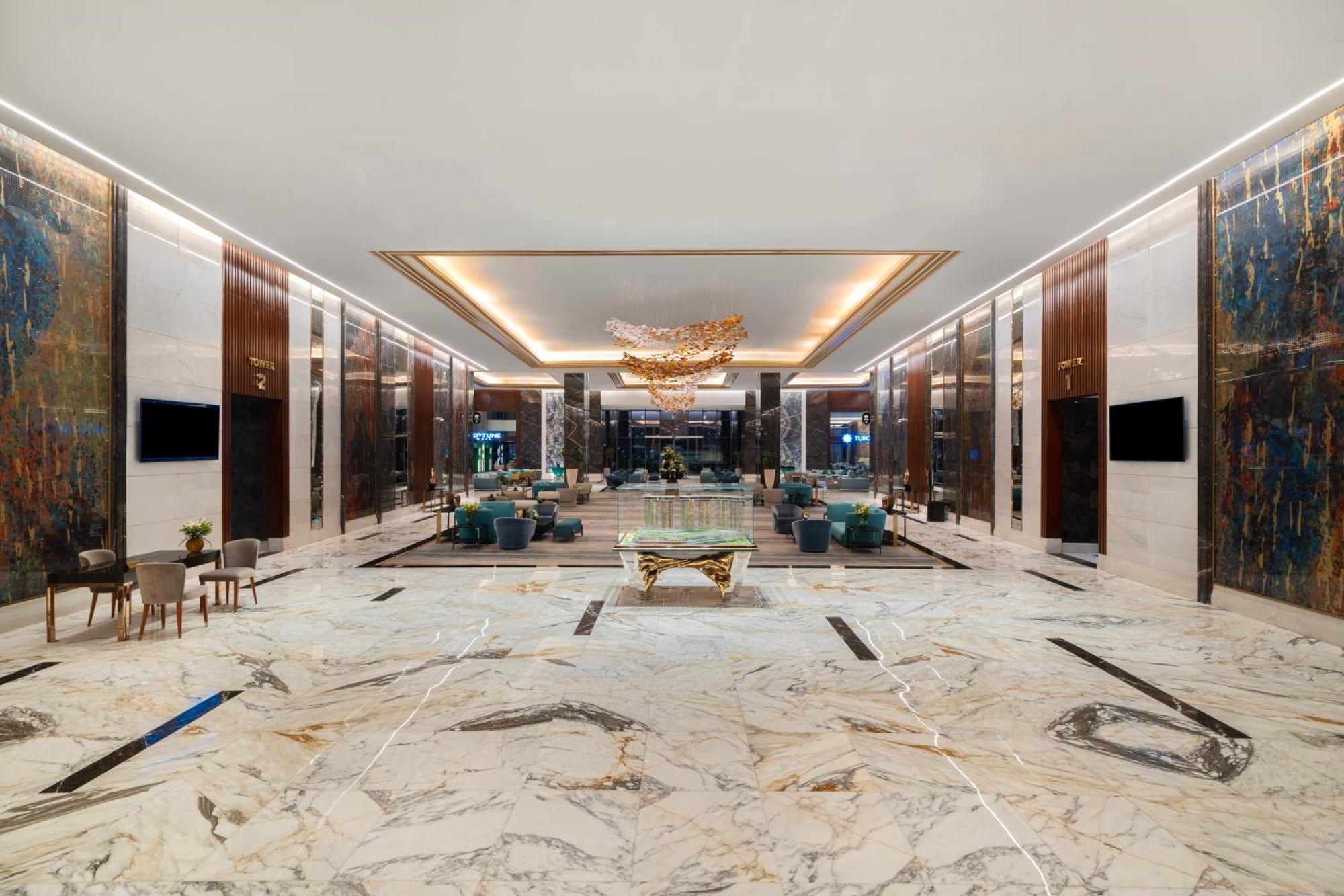 Rixos Premium Alamein El Alamein Exteriör bild Lobby