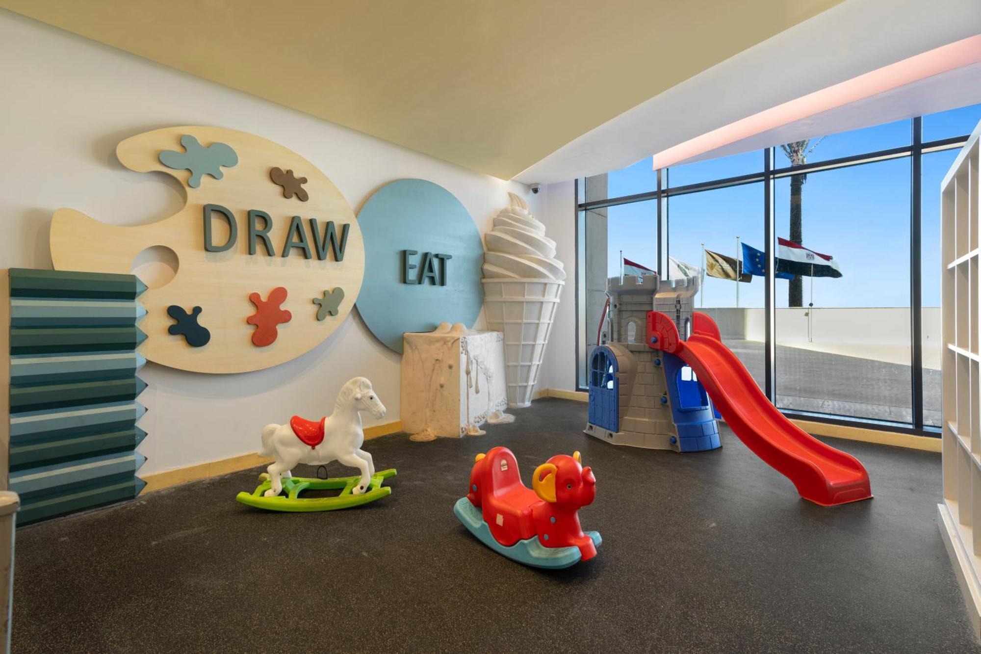 Rixos Premium Alamein El Alamein Exteriör bild Children's area