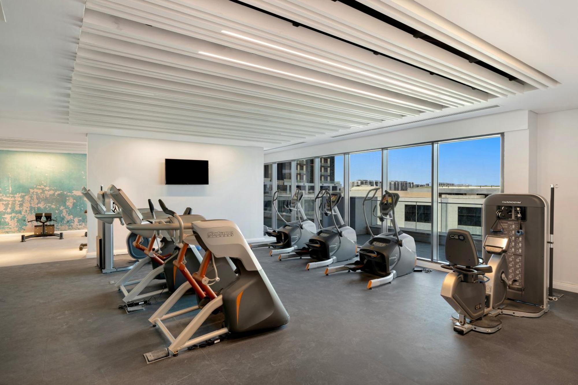 Rixos Premium Alamein El Alamein Exteriör bild The gym at the hotel